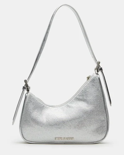 STEVE MADDEN Steve madden smith-r silver shoulder bag